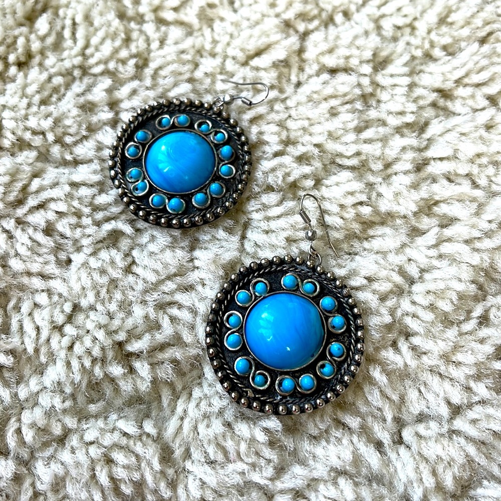DEEP TURQUOISE EARRINGS